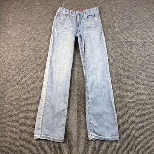 Levis 514 Straight Fit Jeans Kids Size 16 Regular Light Wash Denim 28x30